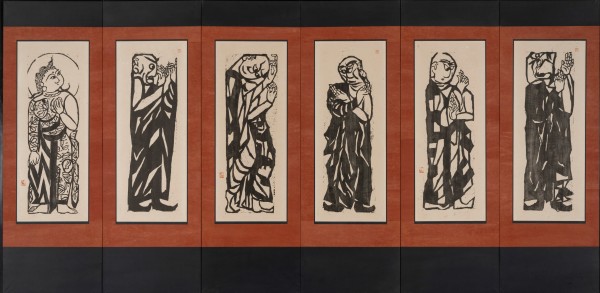 南砺市立福光美術館 「二菩薩釈迦十大弟子」（右隻） | MU