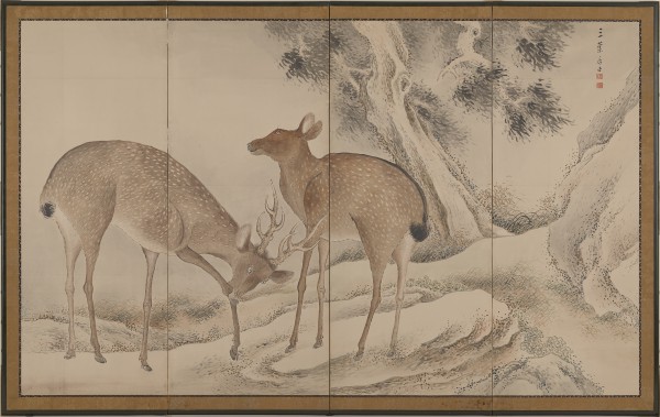 逸翁美術館 白梅図屏風(2) | MU