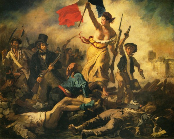 強運、に導く、絵画 能登印刷ミュージアム 民衆を導く自由の女神 | MU